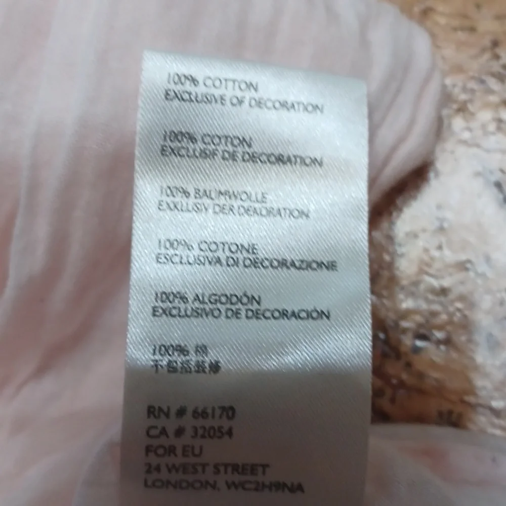 Free People Pale Pink Abigail Victorian Eyelet Lace Blouse Size L - Picture 6 of 8